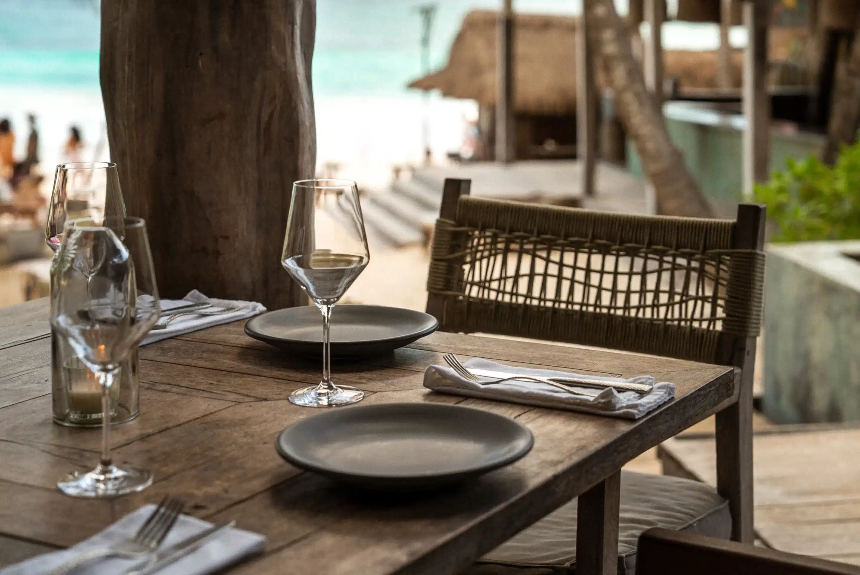Kapok Restaurant interior at Ahau Tulum